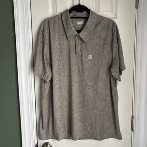 Men's Alaskan Hard Gear Topo Polo Shirt Size Large